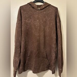 NWOT Broken Threads Oversize Hoodie- XL, washed brown